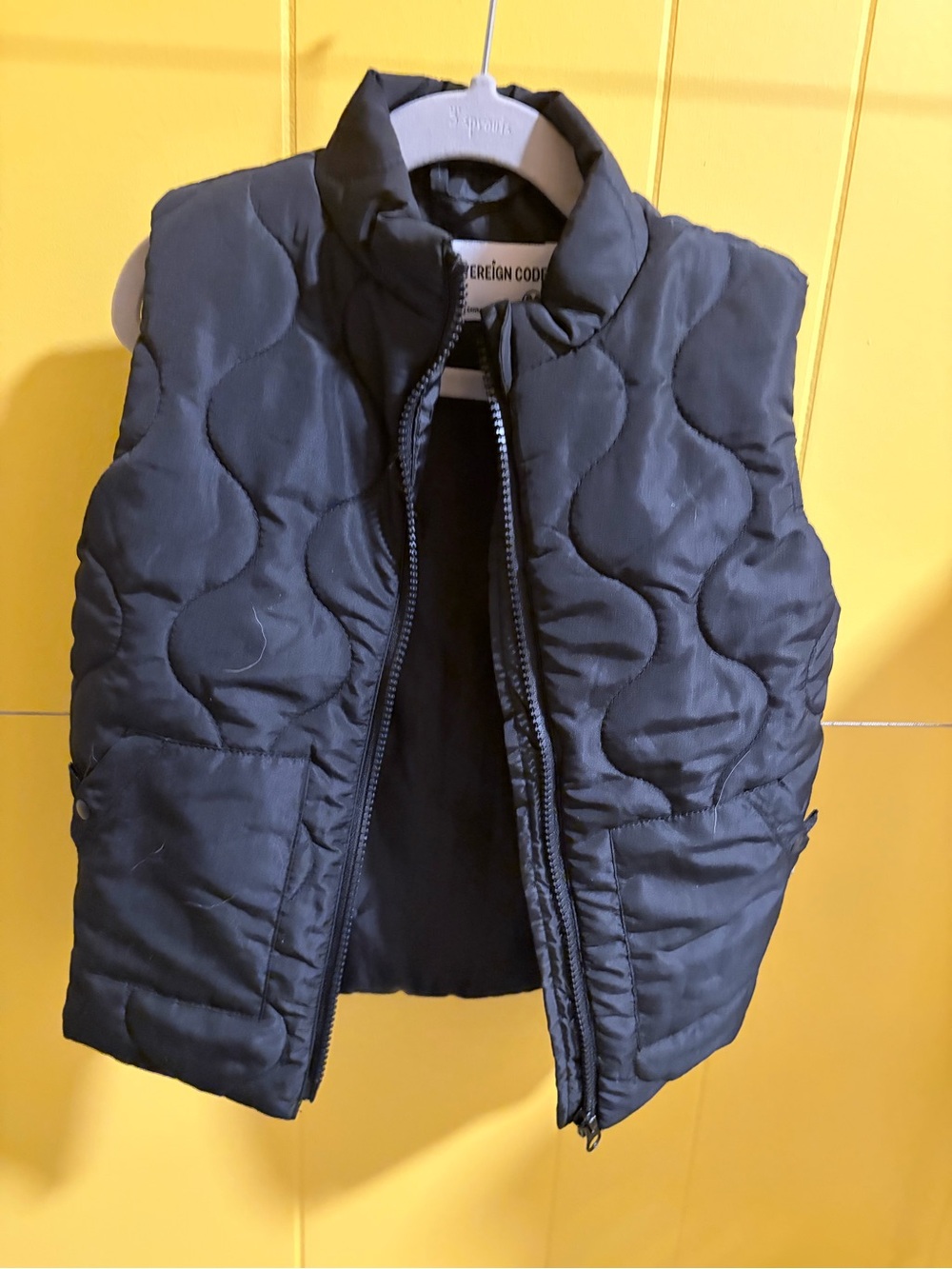 Sovereign Code Black Quilted Kids Vest